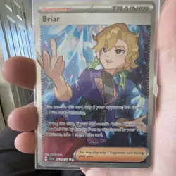 Pokemon TCG Sv07 Stellar Crown Briar 163/142 Full Art Ultra Rare Holo - Image 1