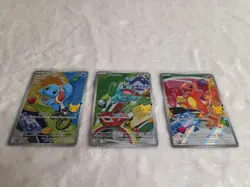 Pokemon TCG First Partner Illustration Gen 1 Kanto Starters Set Mint/Near Mint - Image 1