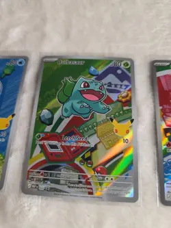 Pokemon TCG First Partner Illustration Gen 1 Kanto Starters Set Mint/Near Mint - Image 3