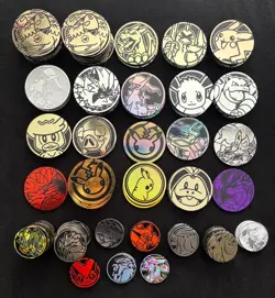 150x Pokemon Coin Lot - Official Pokemon Coins - Mixed Lot - Image 1
