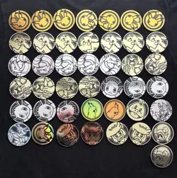 150x Pokemon Coin Lot - Official Pokemon Coins - Mixed Lot - Image 3
