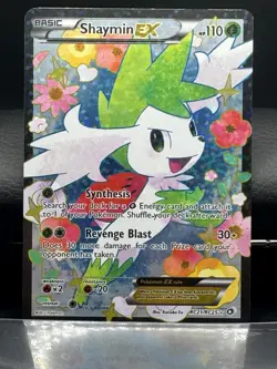 Pokemon TCG - Shaymin EX Ultra Rare Full Art Holo Radiant Collection RC21/RC25 - Image 1