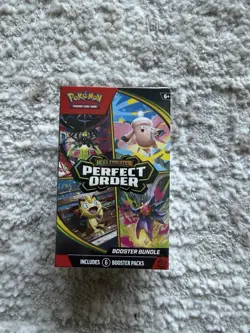 Pokemon TCG: Mega Evolution-Perfect Order Booster Bundle (6 Packs) New Sealed - Image 1