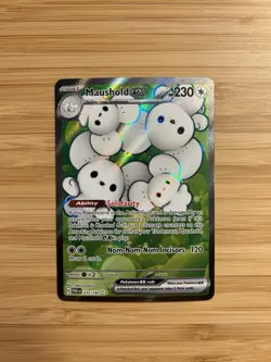 Pokemon Maushold EX 233/182 SV04: Paradox Rift - Illustration Rare - NM - Image 1