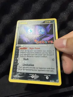 Pokemon Sableye EX Deoxys 23/107 Reverse Holo Rare 60 HP 2005 TCG - Image 4