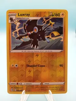 2021 Pokemon Fusion Strike Reverse Holo Luxray #093 - Image 1
