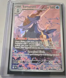 Pokemon TCG Samurott 107/086 Sv: White Flare Illustration Rare Holo EN 2025 - Image 1