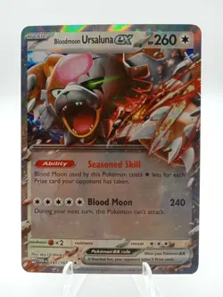 2024 Pokemon Twilight Masquerade Bloodmoon Ursaluna Ex #147 - Image 1