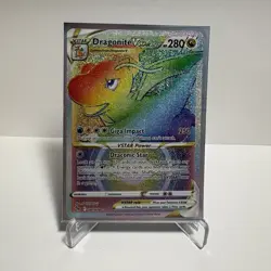 Pokemon Dragonite VSTAR 081/078 Secret Rare Full Art Holo 280HP Pokemon GO - Image 1