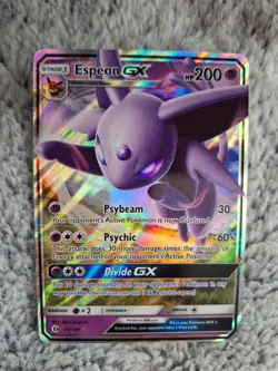 The Pokemon Company Espeon GX 61/149 SM Base Set Ultra Rare Holo HP 200 - Image 1