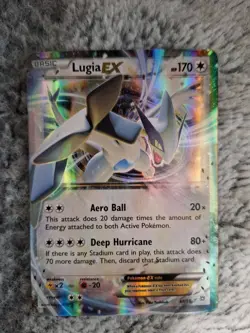 The Pokemon Company Lugia EX 68/98 XY Ancient Origins Ultra Rare Full Art Holo - Image 1