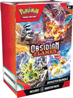 Pokemon Scarlet & Violet Obsidian Flames Booster Bundle Sealed - Image 1