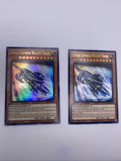 Yugioh Super Express Bullet Train LDS2-EN121 Ultra Rare 1st Ed NM x 2 - Image 1