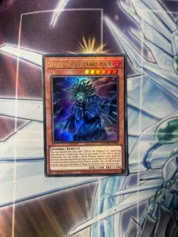 Yu-Gi-Oh Stare of The Snake Hair 1st Edition Ultra Rare NM - Image 1