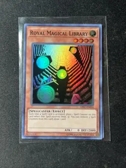 Royal Magical Library - OP07-EN004 - Super Rare NM Yugioh - Image 1