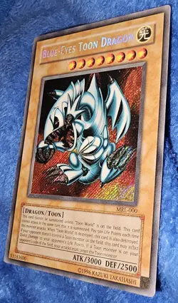 Yu-Gi-Oh! (2002) Blue-Eyes Toon Dragon MRL-000 (Unlimited) (Secret Rare) - Image 3