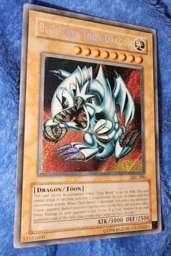 Yu-Gi-Oh! (2002) Blue-Eyes Toon Dragon MRL-000 (Unlimited) (Secret Rare) - Image 4
