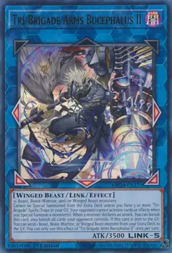 Yugioh! Tri-Brigade Arms Bucephalus II - MP24-EN175 - Ultra Rare - 1st Edition N - Image 1