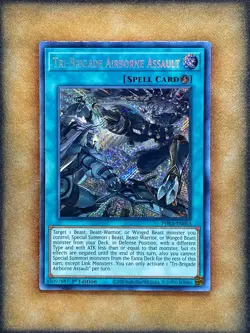 Yugioh Tri-Brigade Airborne Assault PHRA-EN053 Secret Rare 1st Ed NM - Image 1