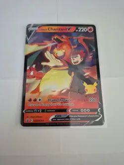 Pokemon TCG Lance's Charizard v SWSH133 Promo Card Celebrations - Image 1
