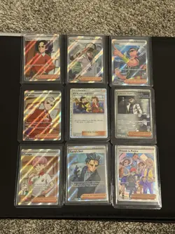 Pokemon TCG 9 Card Trainer Lot - Image 1