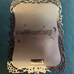 Goddess Story Gold METAL Card - Serial Number #143/200! Anime Albedo **READ** - Image 5