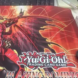 Konami Yu-Gi-Oh! TCG Blazing Dominance Dragon Playmat Standard Red Black - Image 2
