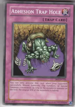 YU-GI-OH Adhesion Trap Hole Common englisch DR1-EN105 - Image 1