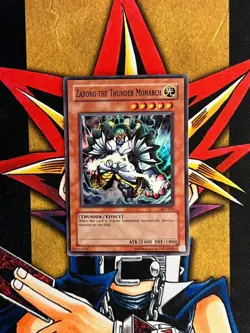 AST-023 Zaborg The Thunder Monarch Super Rare UNL Edition NM Yugioh - Image 1