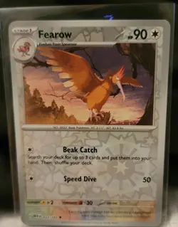 Pokemon TCG Card Fearow 022/165 Scarlet & Violet 151 Reverse Holo NM - Image 1