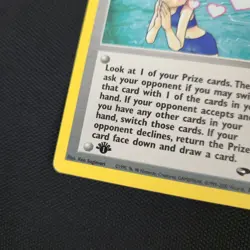 1st Edition Misty's Wish 108/132 Gym Challenge Rare Nintendo Pokemon Card - Image 2