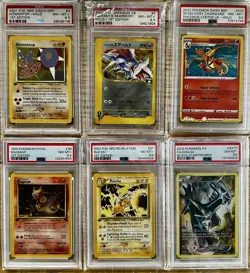 Pokemon Bundle Lot Of 6 PSA 8.5 Cards - Image 1