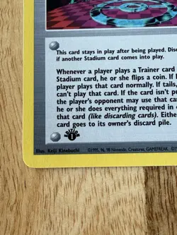 Chaos Gym 102/132 Gym Challenge Regular First Edition Pokemon Card LP - Image 2
