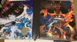 Pokemon Charizard and Blastoise Card Binder no Binder sleeves - Image 1