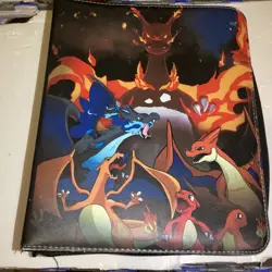Pokemon Charizard and Blastoise Card Binder no Binder sleeves - Image 2