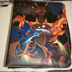 Pokemon Charizard and Blastoise Card Binder no Binder sleeves - Image 3