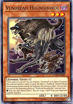 Vendread Houndhorde COTD-EN000 Yu-Gi-Oh Card Light Play Unlimited - Image 1
