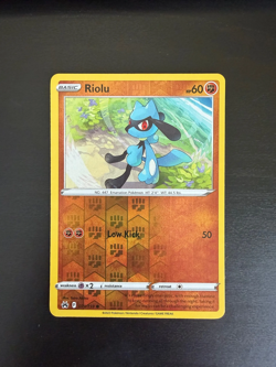 Pokemon TCG Riolu 071 159 Crown Zenith Holo Card - Image 1