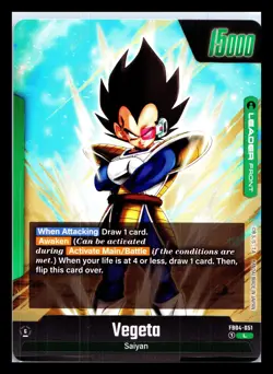 Dragon Ball Super Card Game #FB04-051 Vegeta - Image 2
