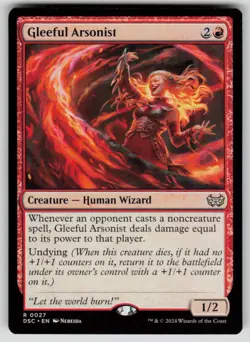 Gleeful Arsonist R Commander: Duskmourn: House of Horror 27 NM - Image 1