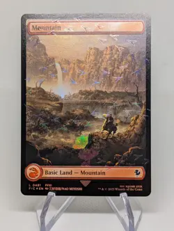 Mountain 0481 CHOCOBO TRACK FOIL - MTG Magic the Gathering - FIC - Image 1