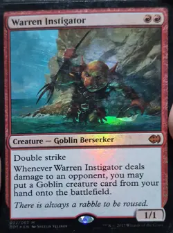 Duel Decks: Merfolk vs. Goblins Warren Instigator - Image 1