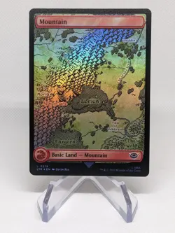 Mountain 0278 FOIL - MTG Magic the Gathering - The Lord Of The Rings - Image 1