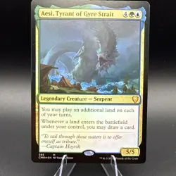 MTG Aesi, Tyrant of Gyre Strait Commander Legends 365 Foil Mythic NM CMR TCG - Image 1