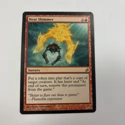 Heat Shimmer LP Lorwyn MTG 175 / 301 English Regular Red Token Copy - Image 1