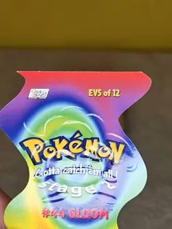 Topps Pokemon Card - Gloom #44 - EV5 of 12 - Die-cut Embossed - Series 2 LP - Image 5