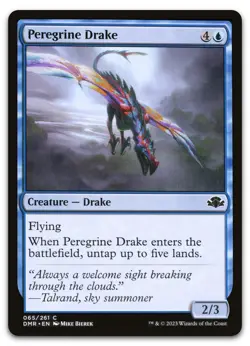 Peregrine Drake #65 (NM) Dominaria Remastered DMR Magic MTG - Image 1