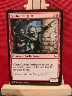 Goblin Instigator - Commander - Common - NM - MTG - Image 1
