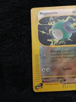 Magnemite Reverse Holo 52/147 Aquapolis English Pokemon TCG - Image 3