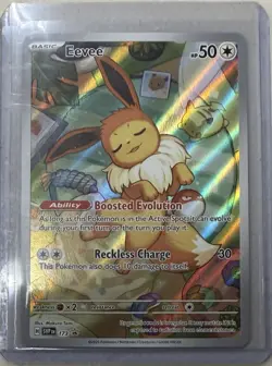 2025 Pokemon Prismatic Evolutions EEVEE Full Art Black Star Promo #173 - Image 1